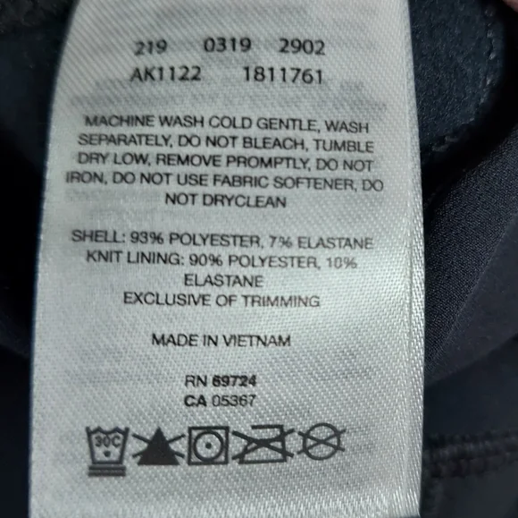 New Women XL Columbia Omni-Shell Lined Sleek Black Leggings with Side Pocket - Picture 16 of 16